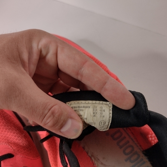 Champion Men's 13 Gusto XT Neon Orange High Vis Running Shoes Lightweight - Picture 4 of 5